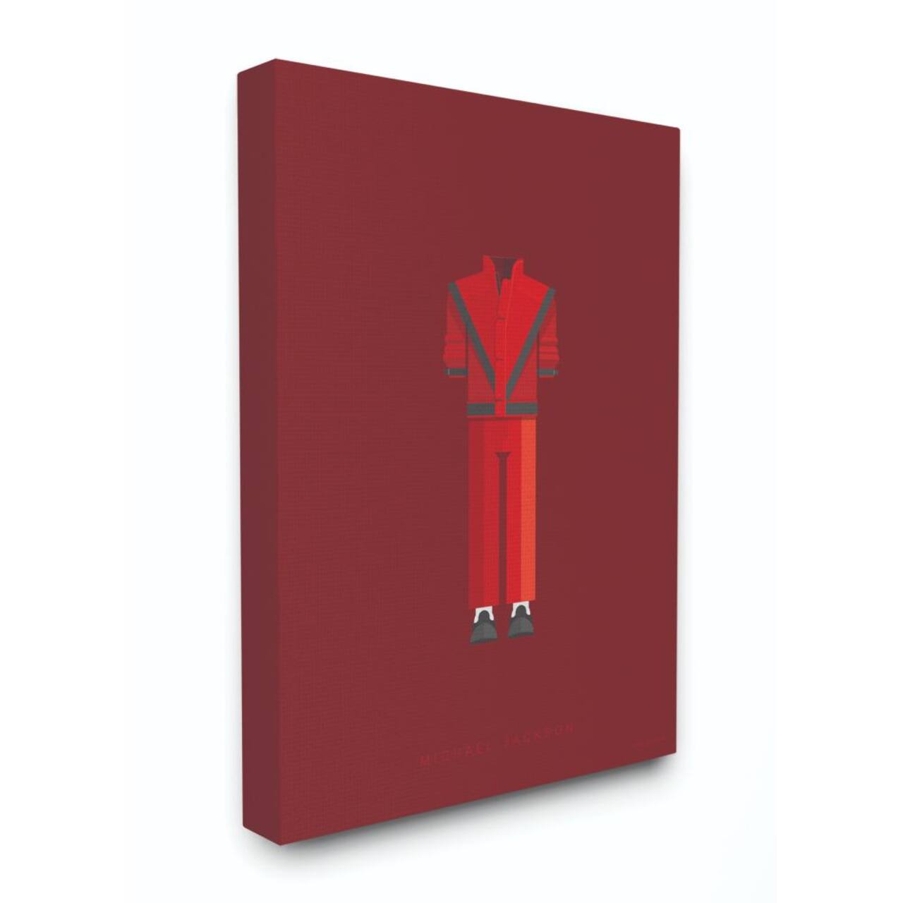 Stupell Industries Red Michael Jackson Fashion Design Wall Accent